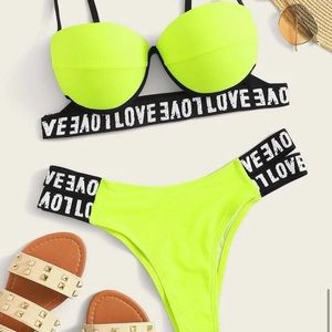 Bright Yellow Bikini